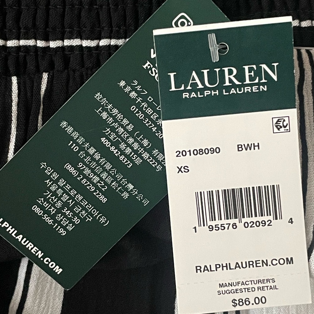 NWT Striped Swimwear Pants | Coverup
By Ralph Lauren | Sz XS/4 | MSRP $86 - Picture 5 of 5